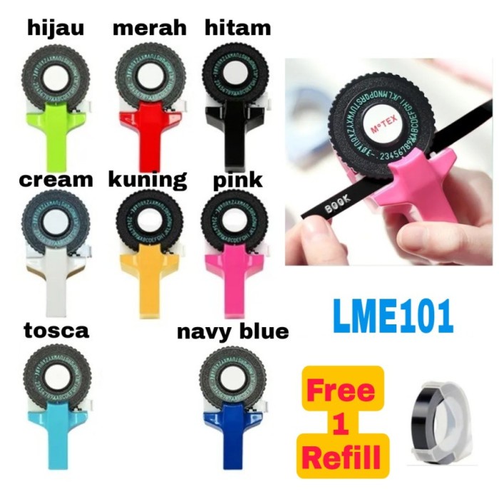 

kurniacollection09_id Promo Terbaru HT - Label Maker Emboss 3D Stiker Label DIY Print Manual - LME101, Cream