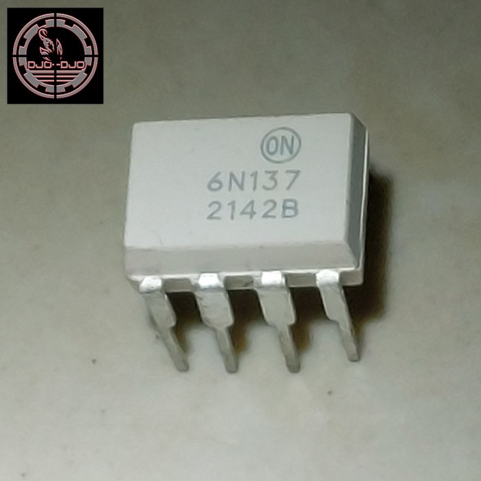 6N137 Dip-6 Tancap EL6N137 Putih ON High Speed IC Optocoupler 6N 137
