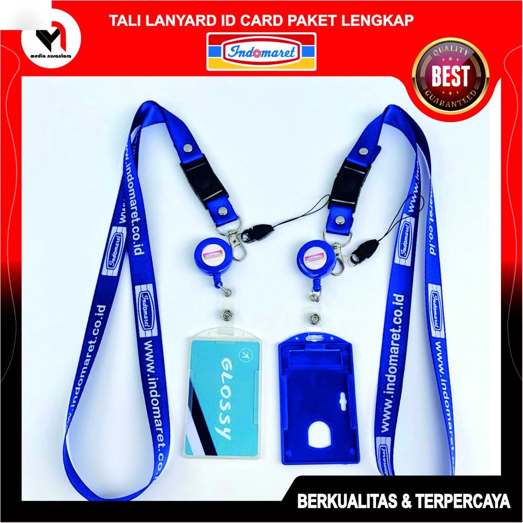 

Indomart Lanyard Tali Gantungan ID Card Holder Paket Lengkap Yoyo ID Card Indomaret