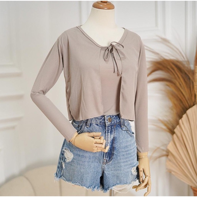 RKPERWIRA - ZFS OOTD WANITA ZOLA / CIRNUMA CARDIGAN SET / Pakaian Casual Wanita Remaja / Fashion kek