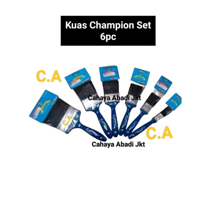

KUAS CAT CAMPION SET 6PC1 IN SAMPAI 4 IN