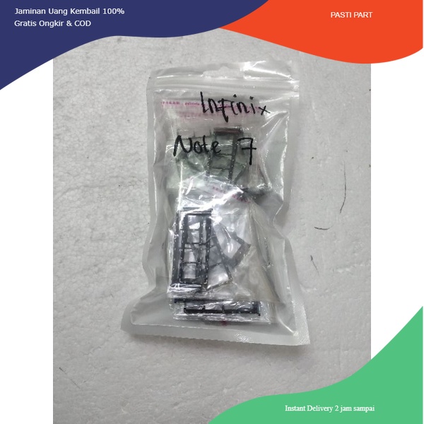 sim tray slot sim infinix note 7