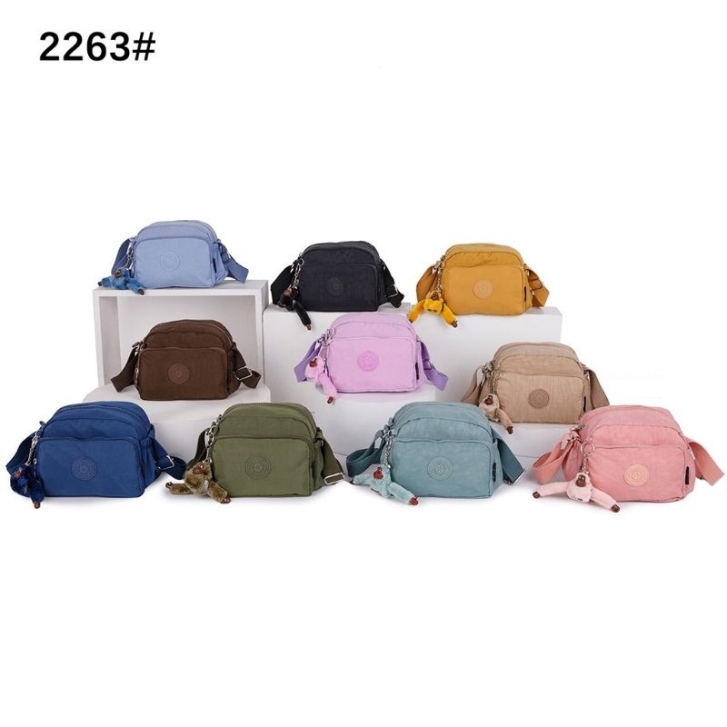 TAS kp 2263 SELEMPANG WANITA IMPORT NYLON / TAS SELEMPANG / TAS NYLON IMPORT