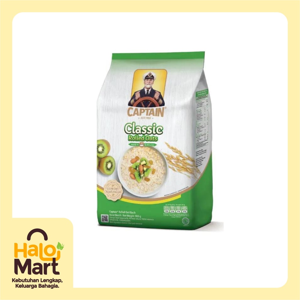 

Captain Oats Rolled Oats [800 g]