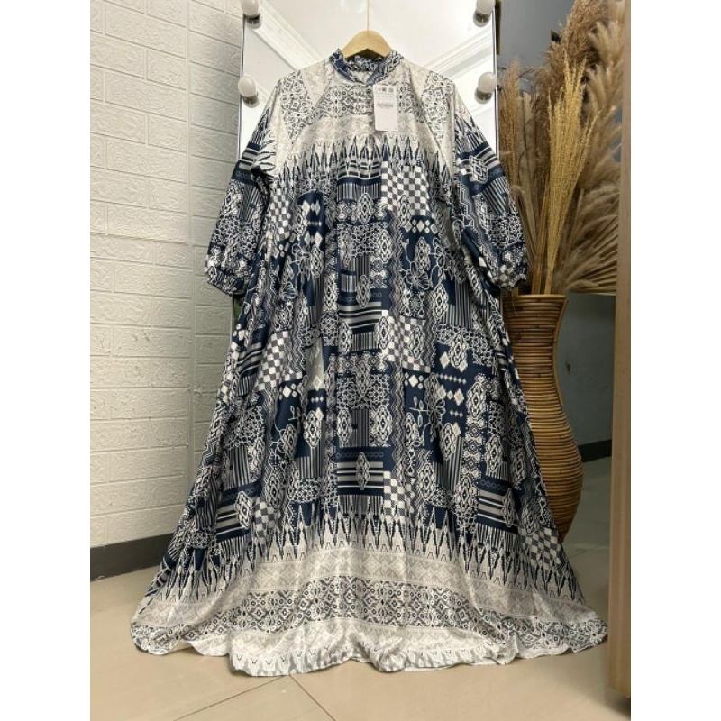 Gamis Maxmara Silk Premium/Gamis Maxmara wanita jumbo/Gamis Mewah