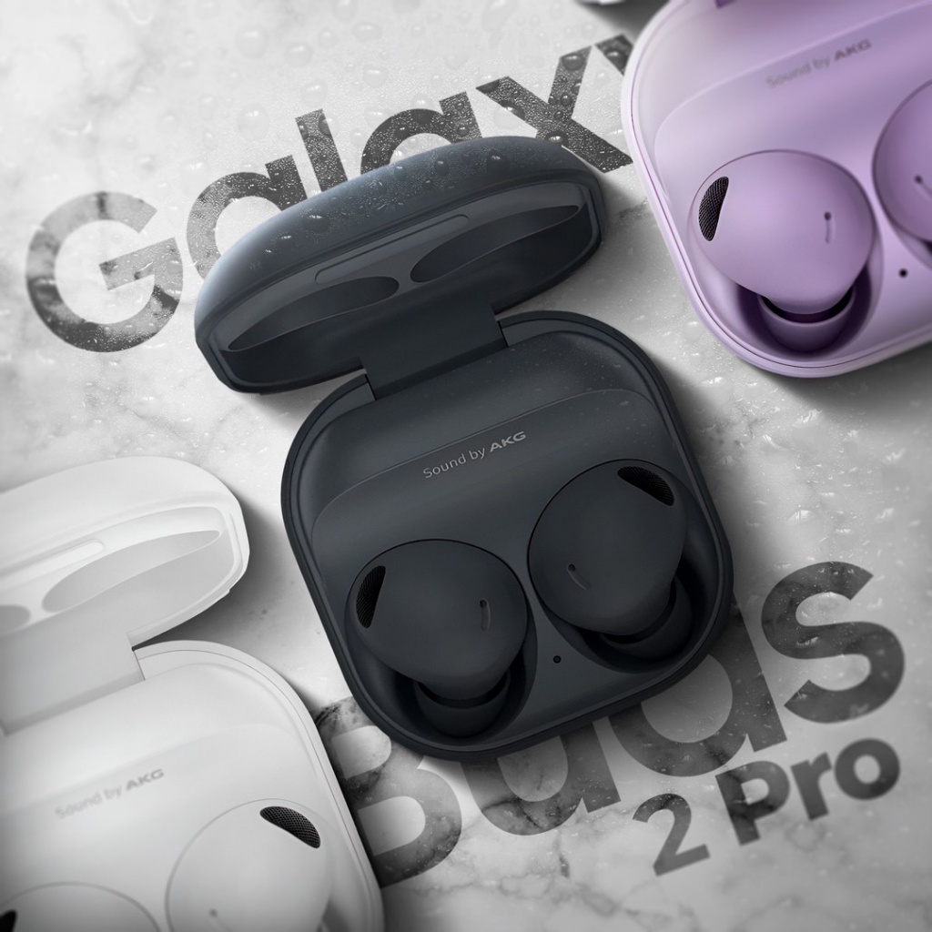 Original Samsung Headset Galaxy Buds 2 Pro Bluetooth Earphone Wireless Charger Active Noise Cancellation Headphone In-Ear Gaming Handset Waterproof Sport Earbuds Bass Stereo Handsfree With Mic Buds Live / Buds 2 / Buds Pro For Android/iOS Garansi 1 Tahun