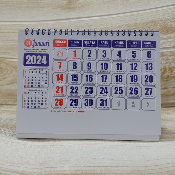 

KALENDER KERJA Meja tulisan BIRU 2024