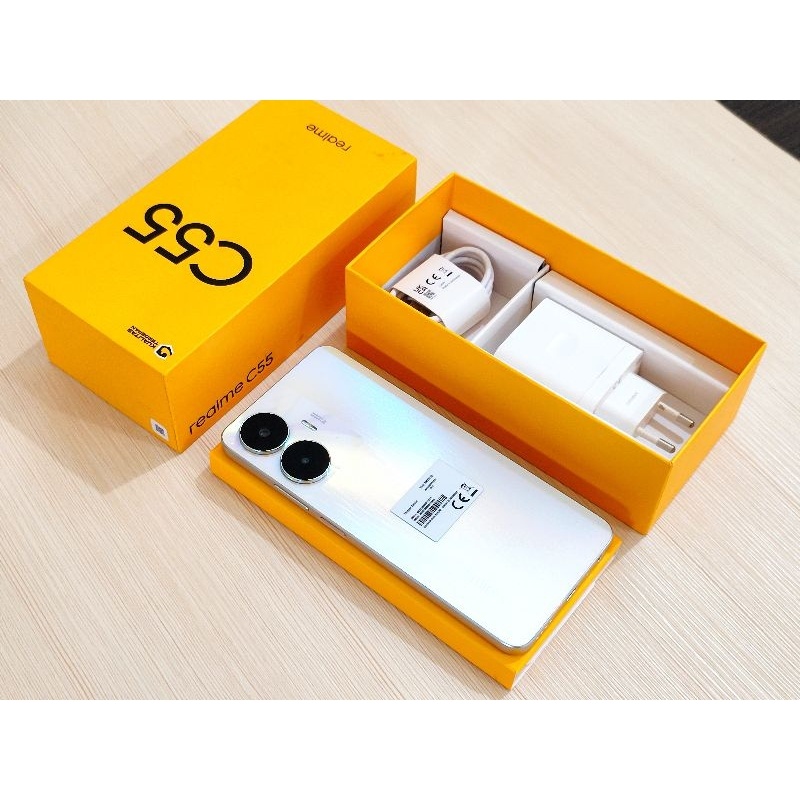 REALME C55 6/128 BEKAS FULLSET ORIGINAL