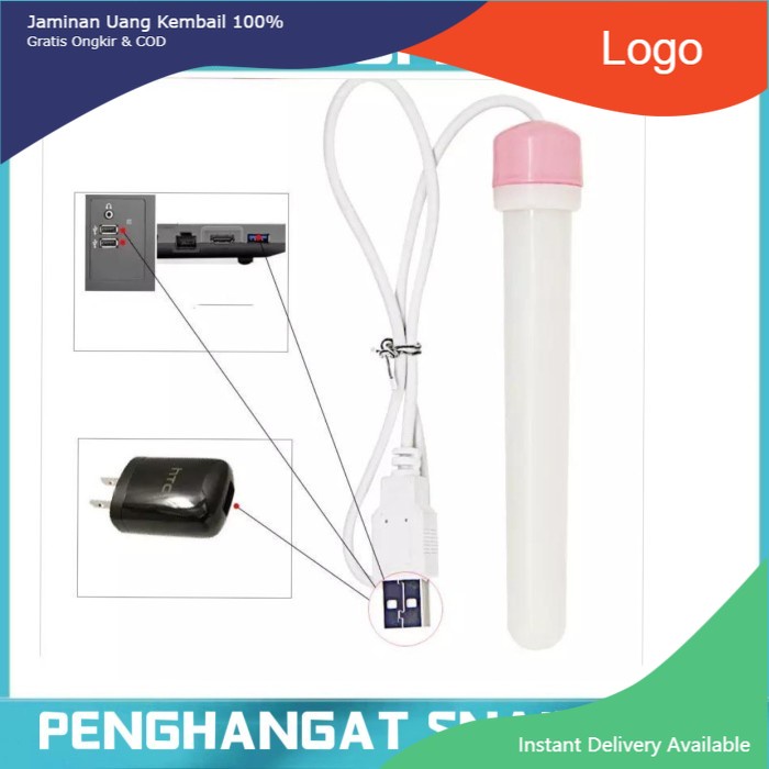 lenystores - Promo  Beli sekarang Tenga Warmer Stick / Penghangat Alat Bantu Snail Cup Usb Tenga Pri