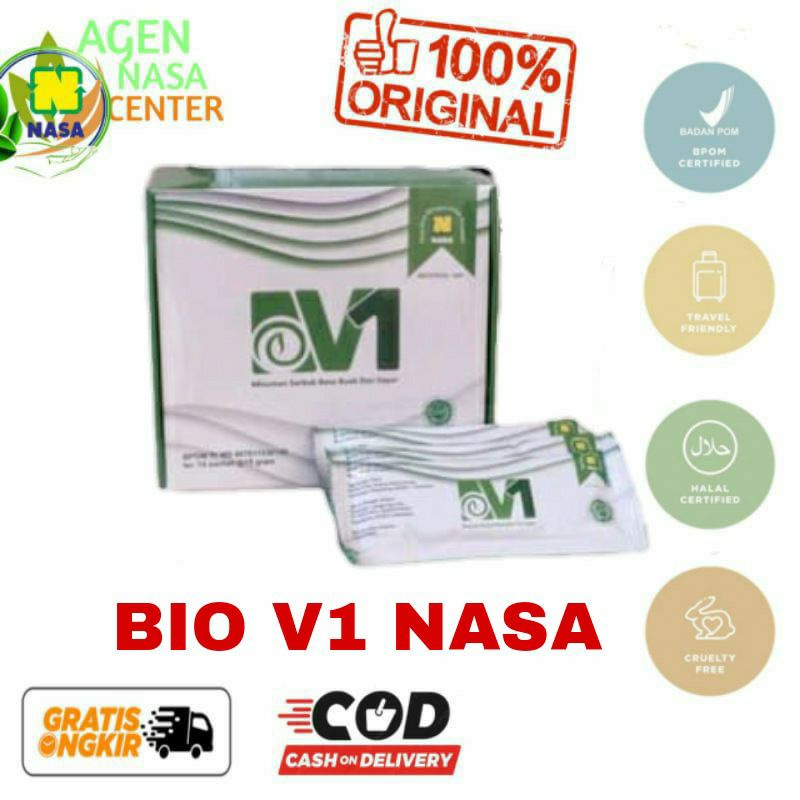 

NATURAL BIO V1 NASA / MINUMAN DETOK TUBUH / PELANCAR BAB 100% ORIGINAL