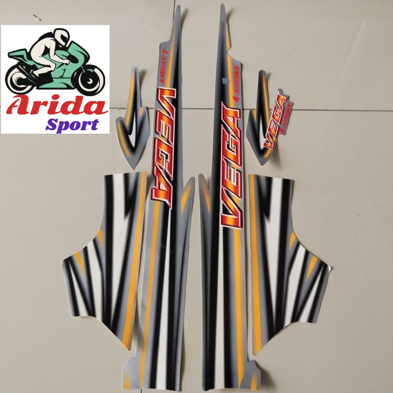 striping yamaha vega old stiker vega lama old thn 2000 2001 silver lis body vega lama old r zr