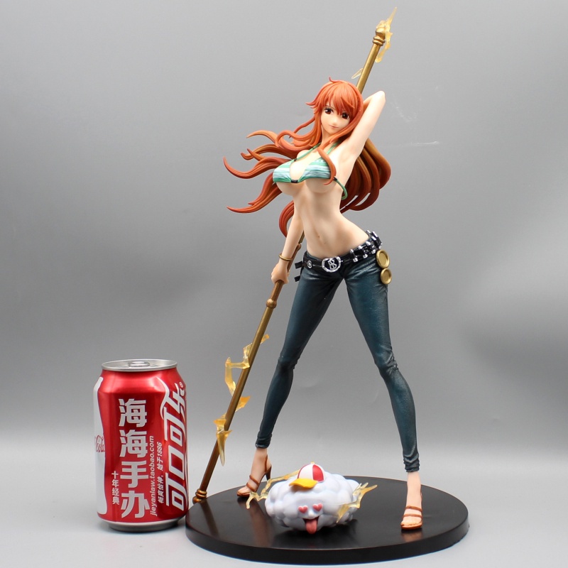 SHP-JF Action Figure One Piece Nami GK Hunter Fan Premium Castoff - Bra Bisa Di Lepas - Design PRO H