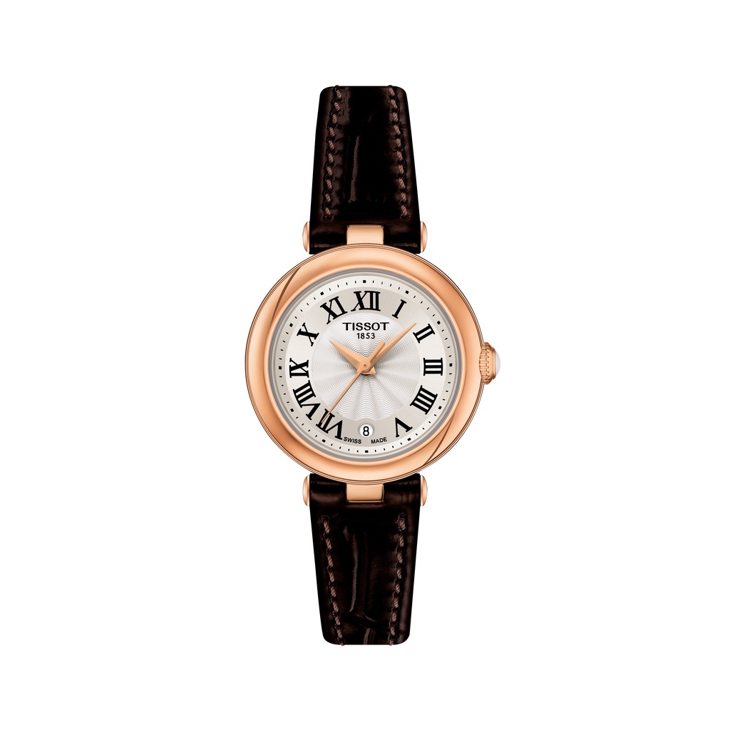 Tissot Bellissima Small Lady Leather Brown 26mm Jam Tangan Wanita - T1260103601300