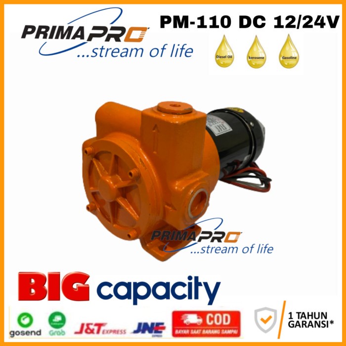 pompa solar dc 24v pompa solar dc 12v 110 LPM Pompa solar Primapro Dc - 12 volt