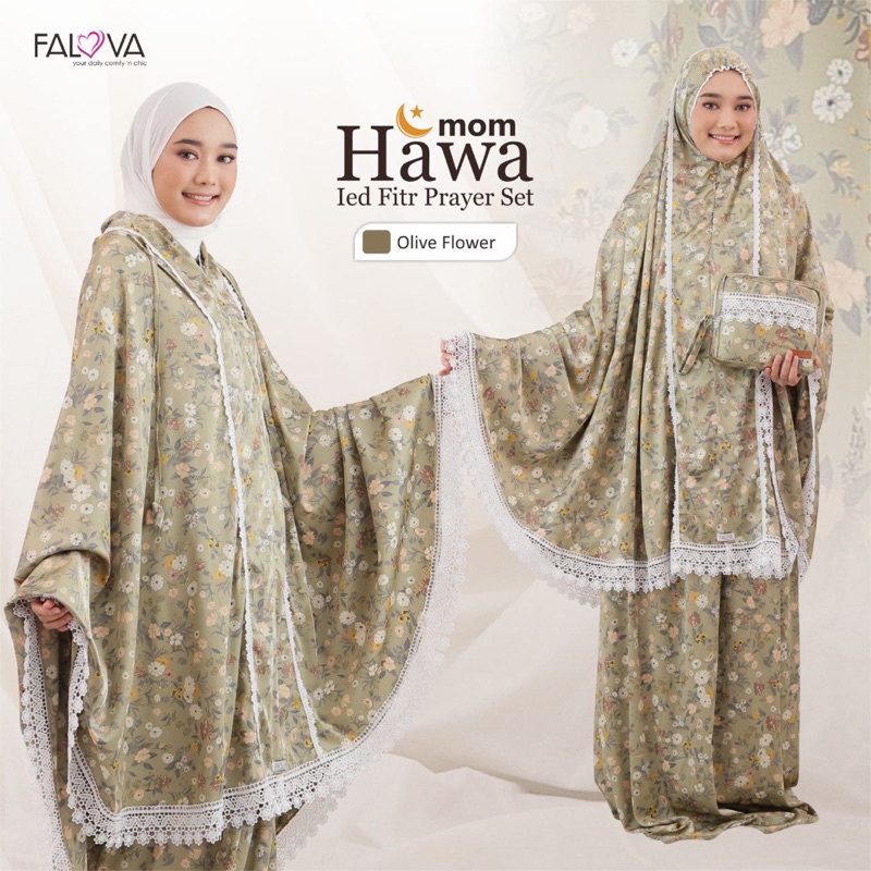 Khimara - Mukena Hawa/ Mukena Motif/ Mukena Silk / Mukena Sutera