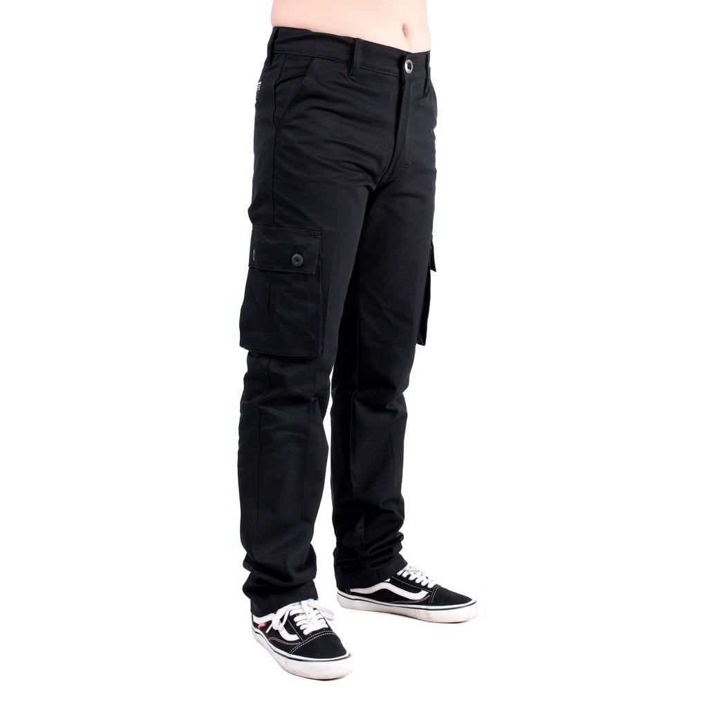 CELANA PANJANG CARGO CASUAL PRIA HITAM ORIGINAL INSPIRED 27 | SAMOTH #1