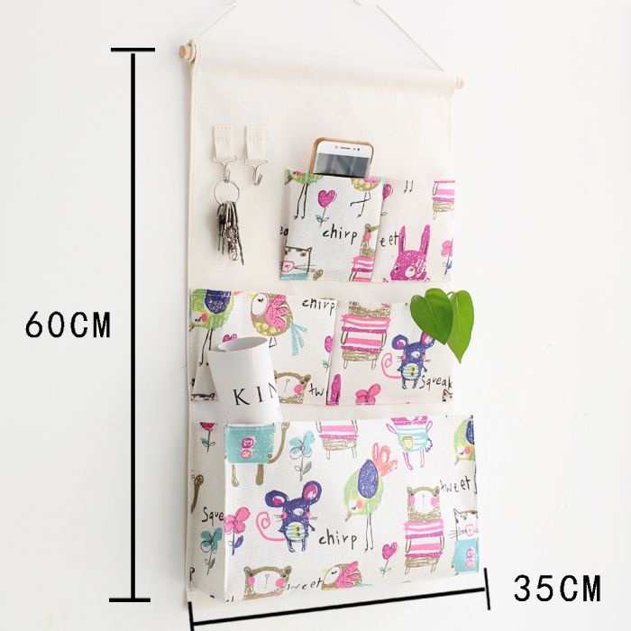 Tas Penyimpanan Dinding Kain Tas Gantung Dinding Jenis Dekorasi Tas Gantung Dinding Tas Penyimpanan