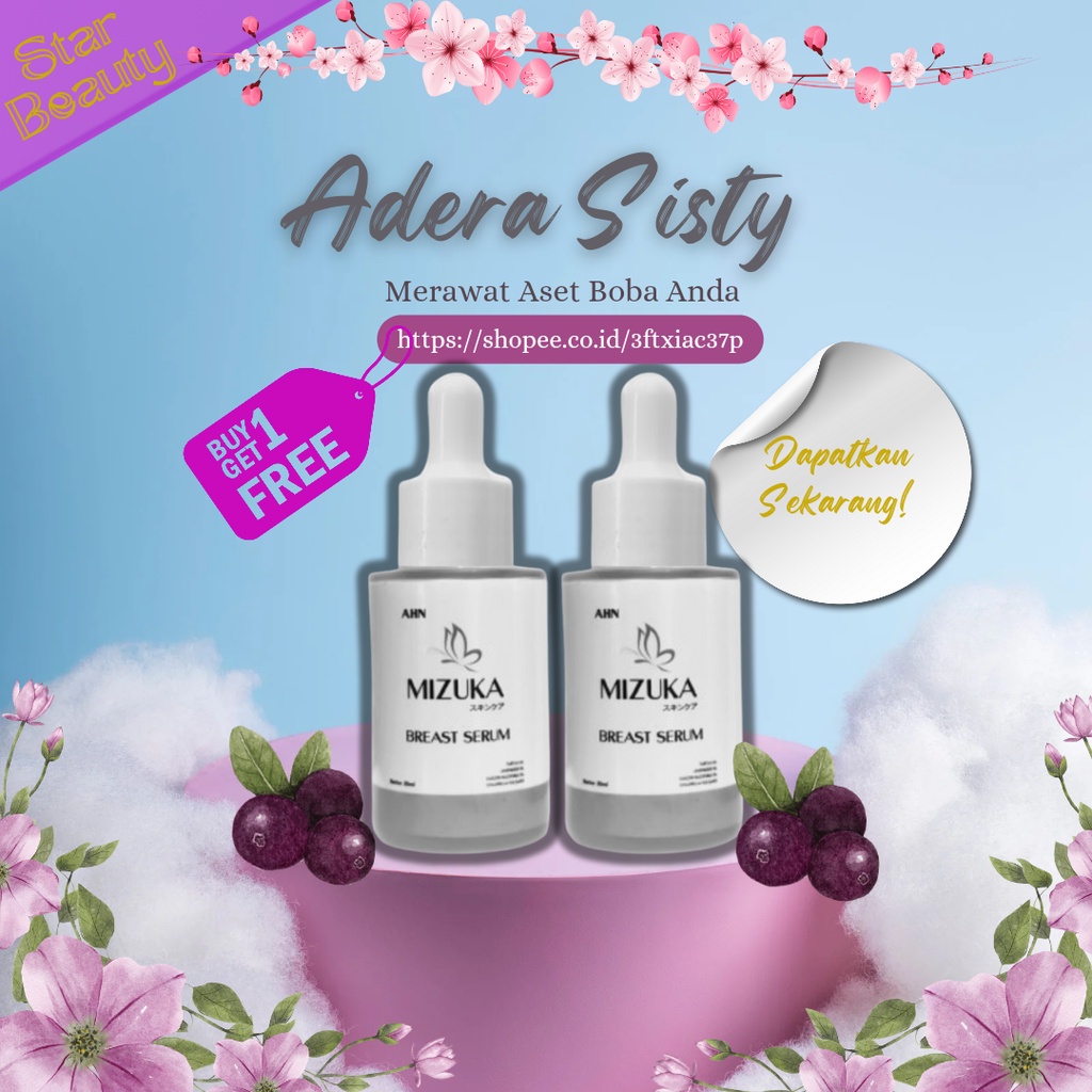 (BPOM - PRIVASI AMAN) SERUM MIZUKA PEMBESAR PAYUDARA CEPAT PERMANEN SABUN ASLI ORIGINAL OBAT PENGENC