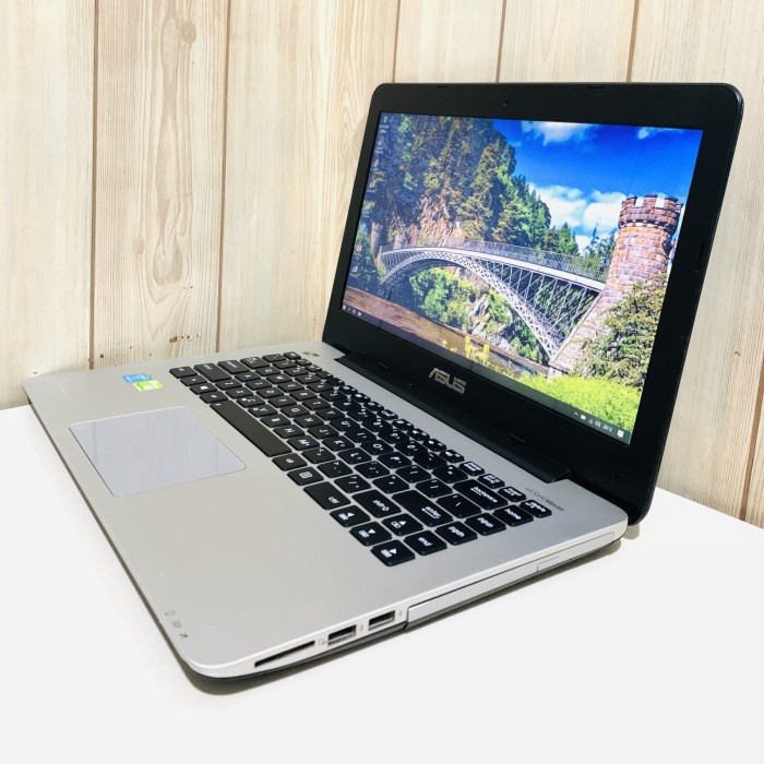 Laptop Bekas Murah Asus X455 A455 core i5 dual VGA Nvidia gaming