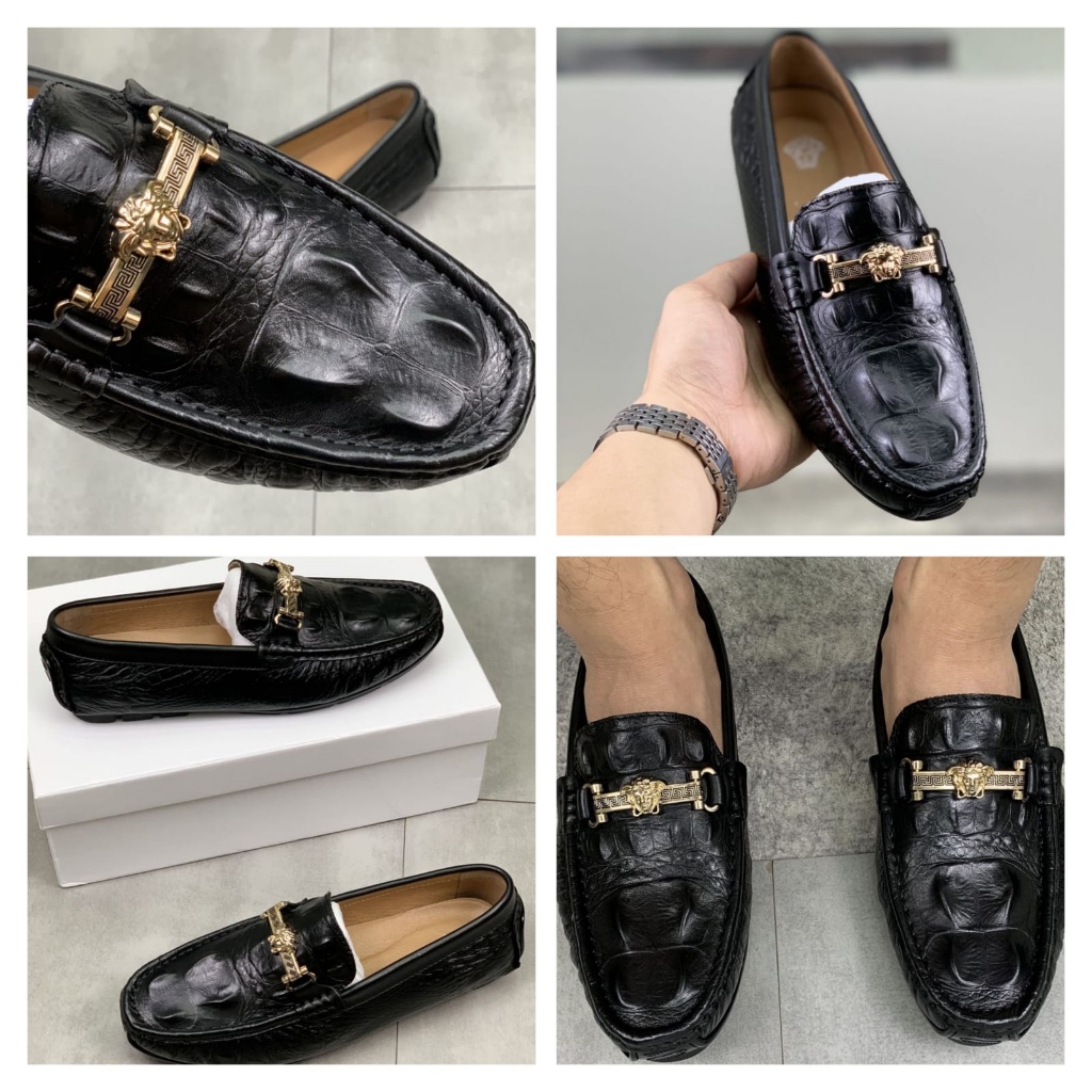 SEPATU PRIA LOAFER IMPORT VERSCE MIRROR QUALITY