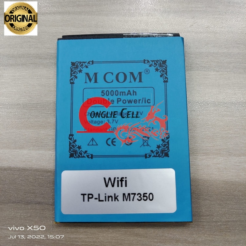 Battery Batere Batre Baterai Double Power Mcom Wifi TP-Link M7350