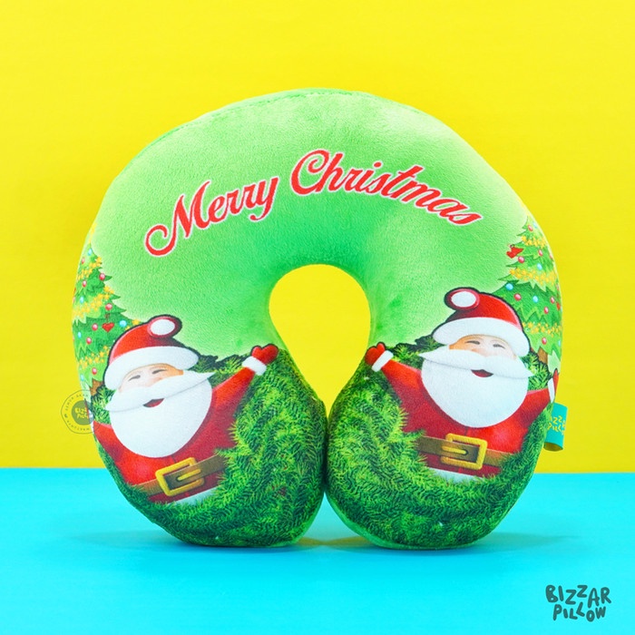 Souvenir Natal Souvenir Natal Bantal Leher Souvenir Natal Unik - Hijau
