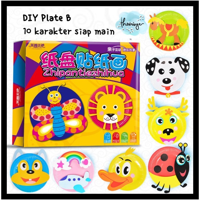 

promosi QUALITY!! DIY PAPER PLATE KERAJINAN TANGAN AKTIVITAS ANAK