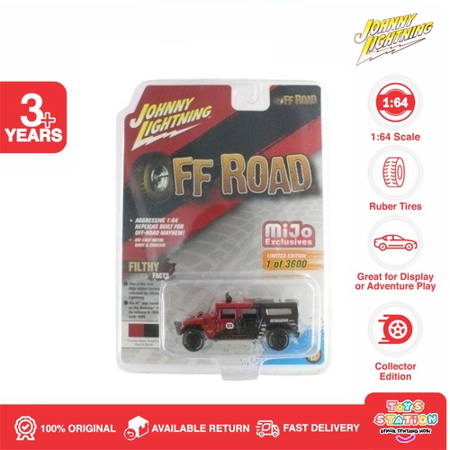 Johnny Lightning Off Road Hummer H1 Wagon Baja Pilots