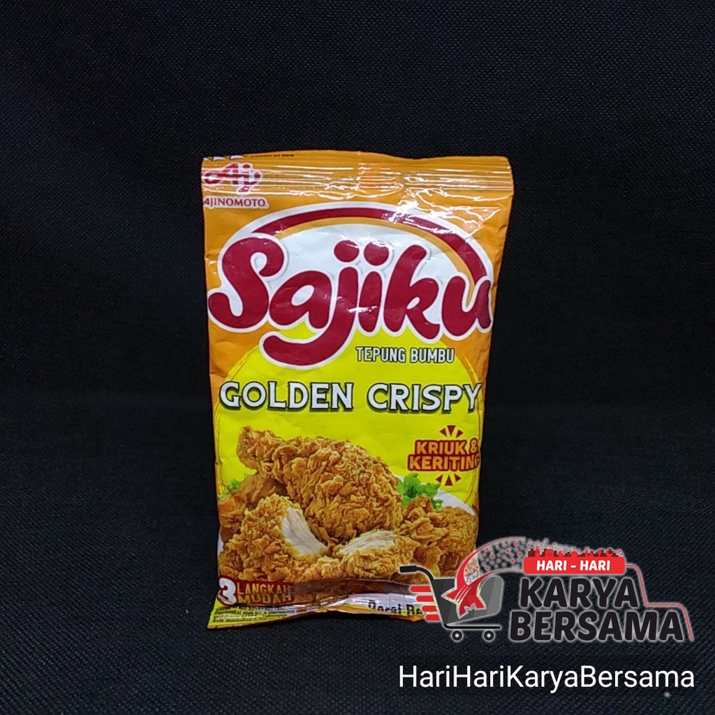 

SAJIKU TEPUNG BUMBU GOLDEN CRISPY 75GR