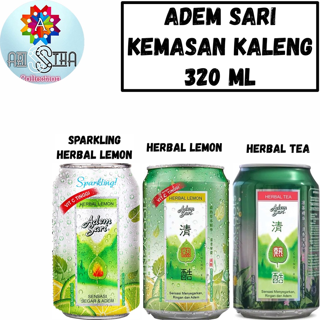 

Adem Sari Ching Ku Kaleng 320 ML Herbal Lemon Tea Sparkling