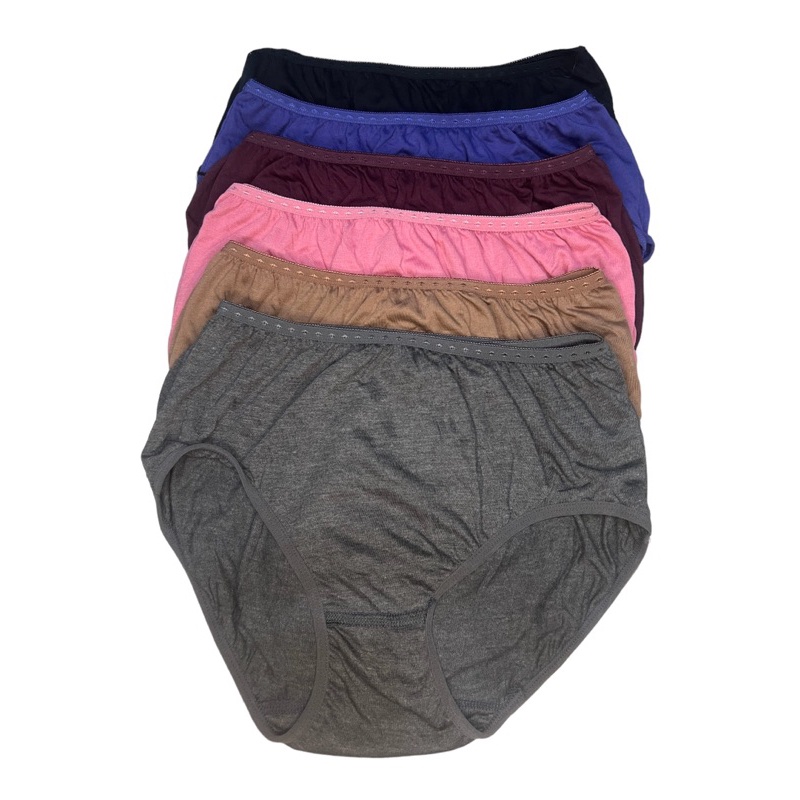 12 PCS |  LUNOX Celana Dalam wanita KATUN RAYON ORGANIK 100% Cotton Lembut Nyaman di pakai Art Glory