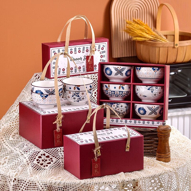 

Set Mangkok Keramik - Kotak Kado - Bingkisan - Souvenir Hadiah