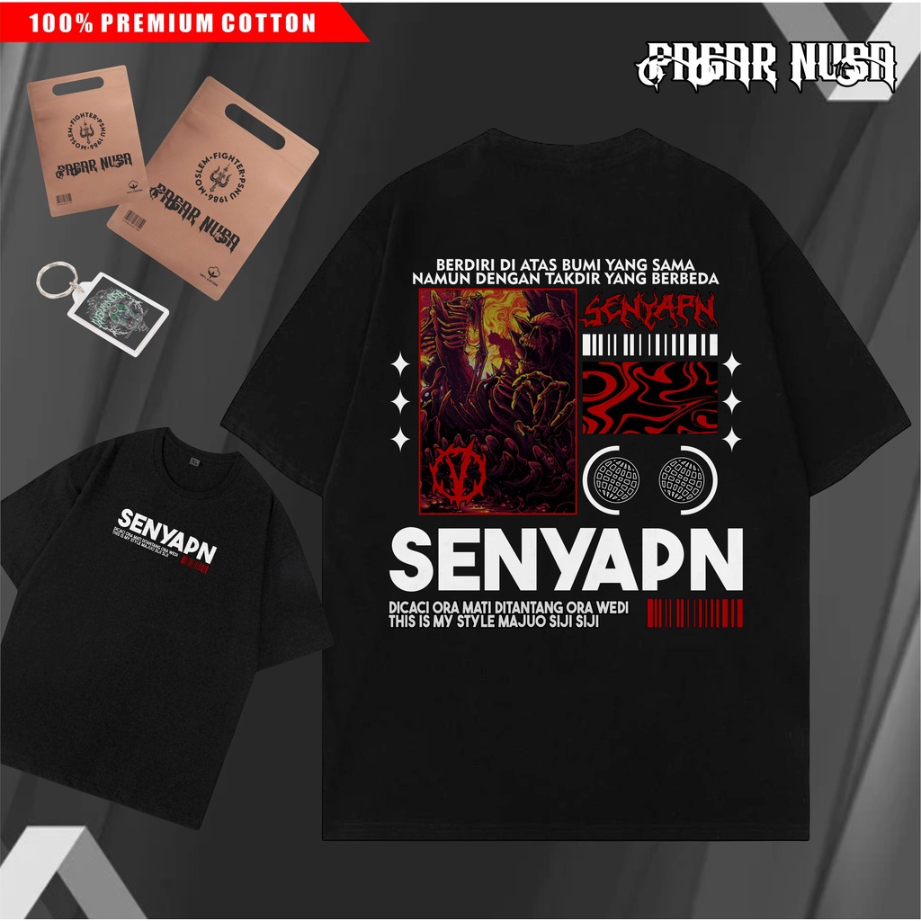 Kaos  IPSNU Pagar Nusa SENYAPN-STREET Kaos Pagar Nusa Single Fighter Gasmi  Ligas Srikandi PN