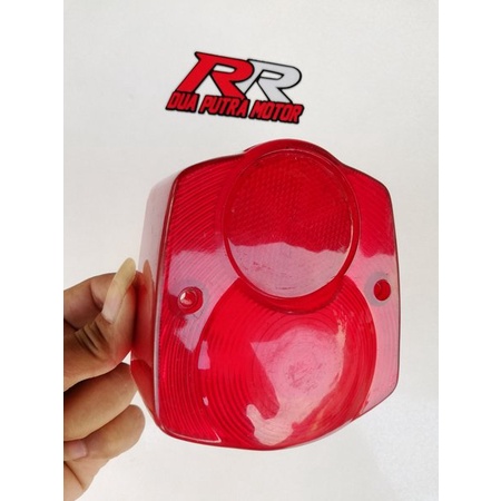 lens kaca mika stop lamp stoplamp lampu belakang suzuki fr80 fr 80 tahun tua lama old pertama awal