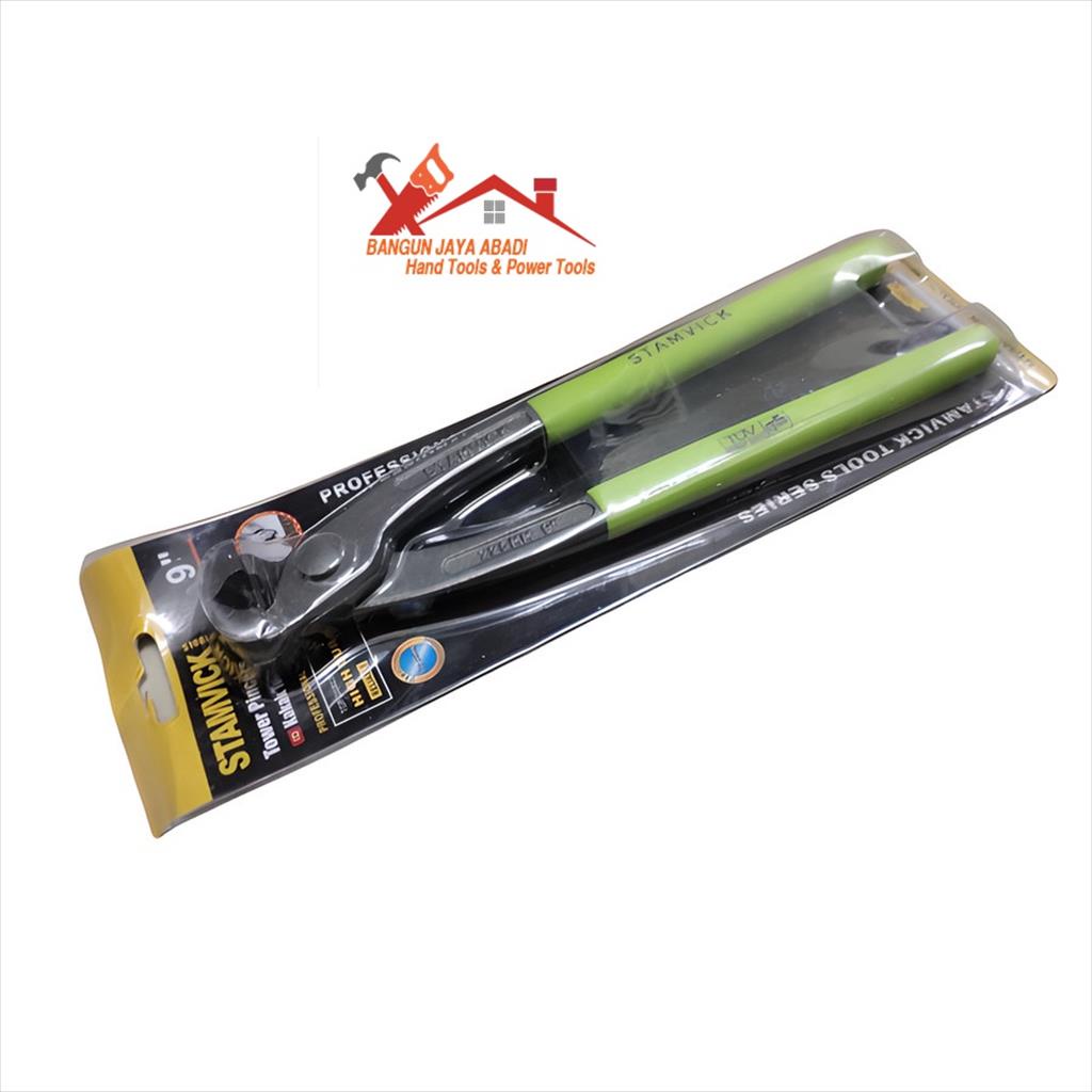 Tang Gegep Stamvick 9 Inch Catut Kakatua Potong Kawat Bendrat Kakak Tua Tower Pincer Berkualitas BJA