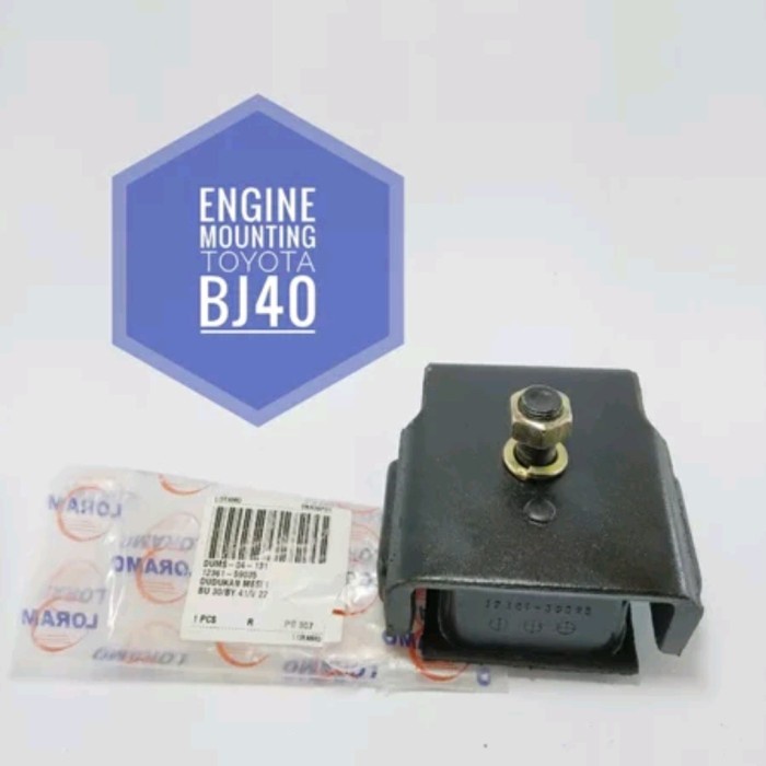Engine Mounting Toyota BJ40 Dudukan Mesin Hardtop Diesel BJ-40 Loramo