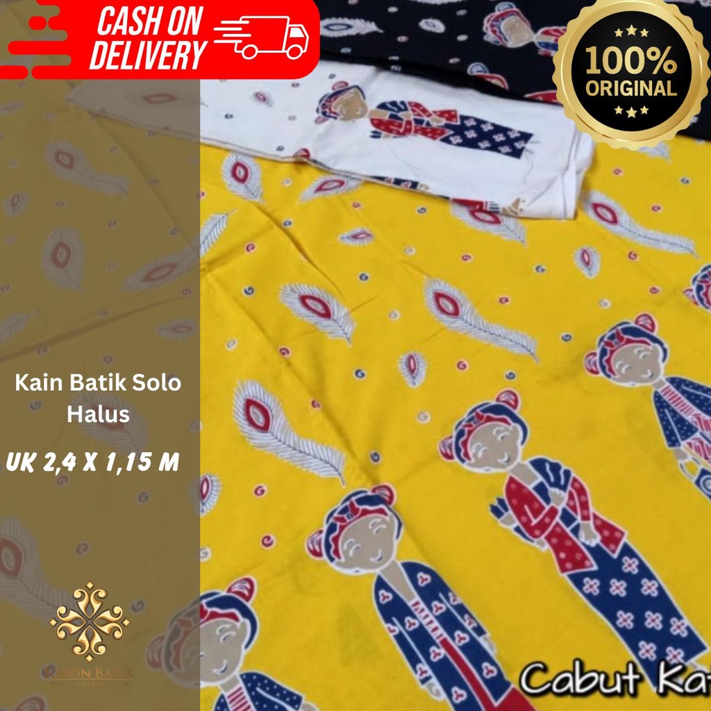 Kain Batik Panjang Bahan Katun Motif Kartun 2312130002