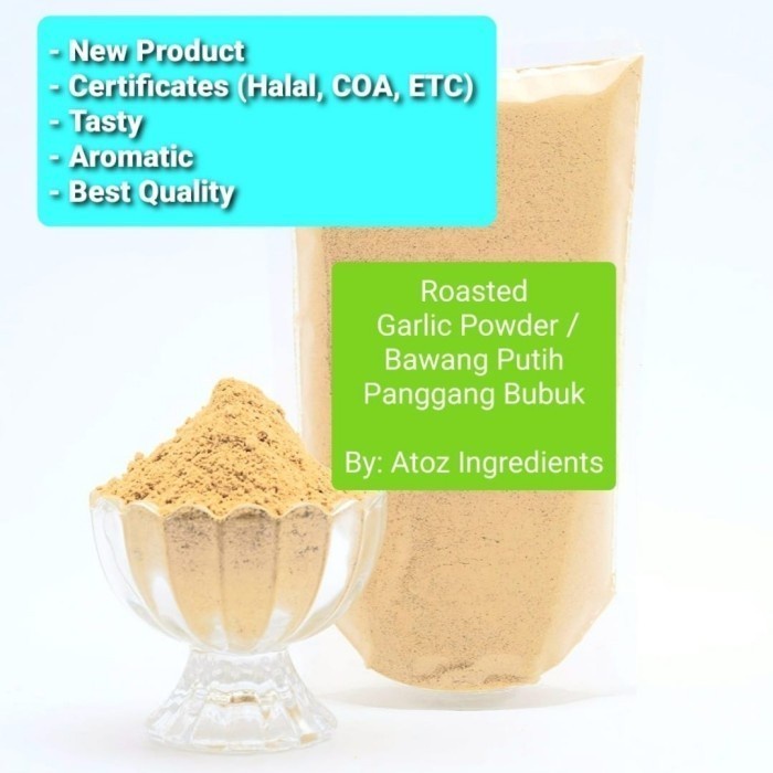 

COD - Roasted Garlic Powder 50 GR / Garlic Panggang Bubuk Halal - 50 GR
