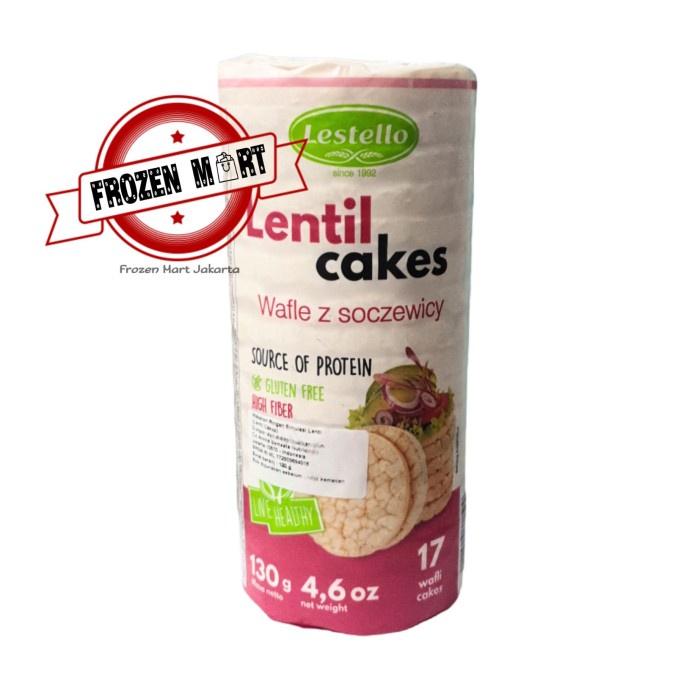 

✨PROMO✨ -LESTELLO Lentil Cakes Gluten Free / Snack Sehat Vegetarian 130Gr