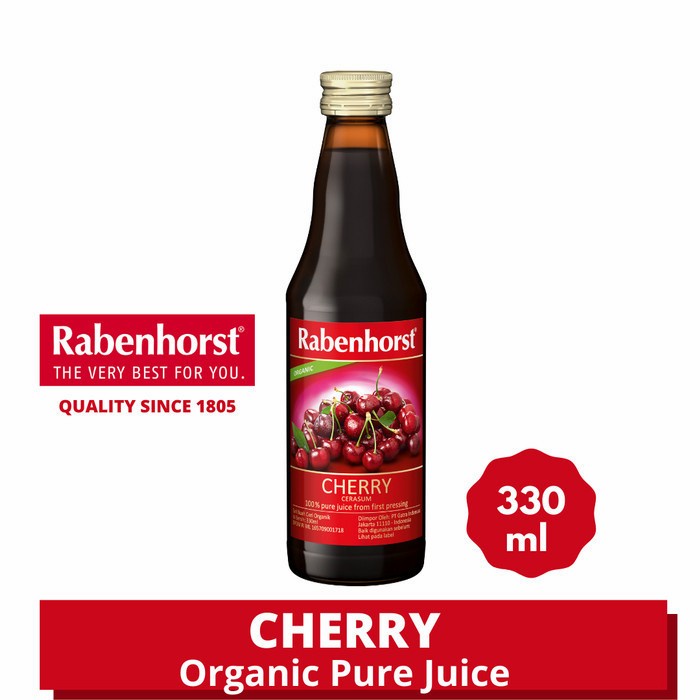 

Rabenhorst Organic Pure Juice CHERRY 750ml Jus Organik rasa Buah Cheri