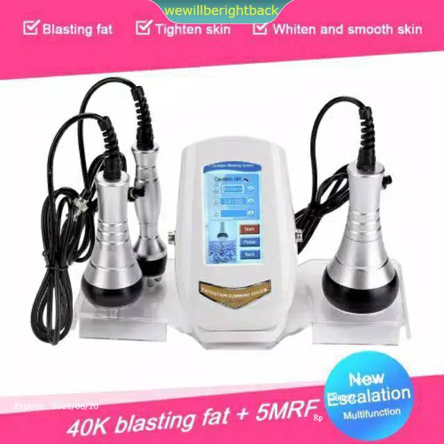 rf polar 40k cavitation burn fat bakar lemak Ultrasonic Mini rf tripolar ultrasound radio frequency 