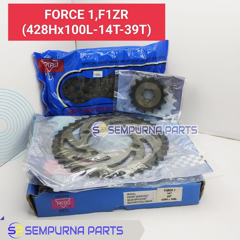 GEAR SET PAKET FORCE 1,F1ZR - TKRJ