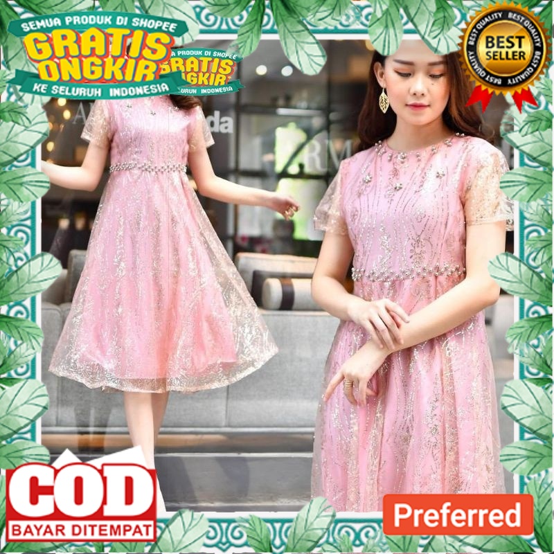 PAKAIAN WANITA KEREN TERMURAH TERLARIS OUTFIT KEREN /PROMO DRESS NATAL TERLARIS / DRESS PESTA / DRES