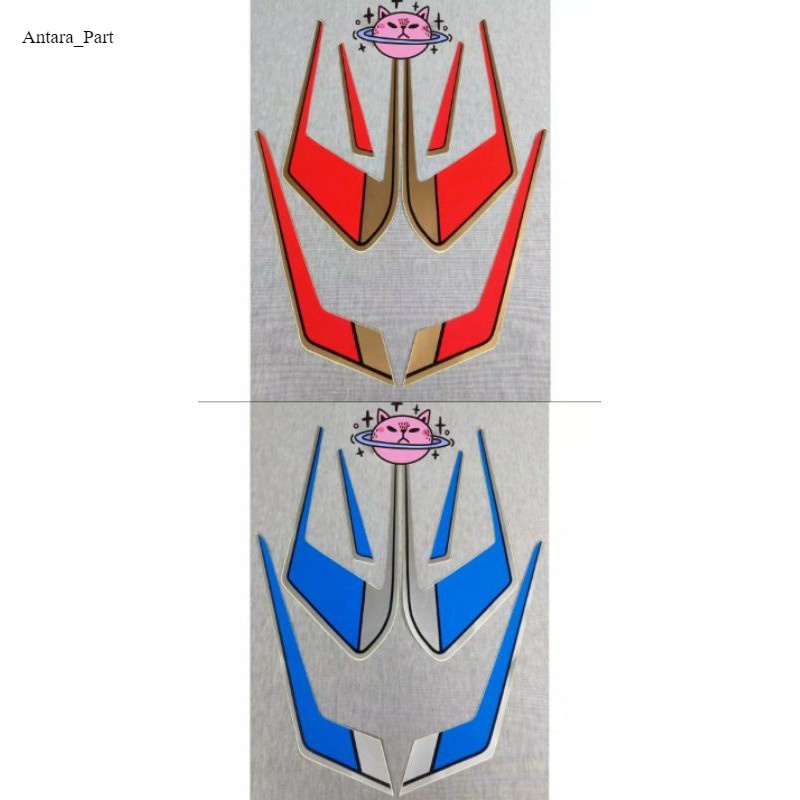 STICKER STRIPING LIS LES BODY MOTOR YAMAHA RX SPESIAL 1985 BERKUALITAS