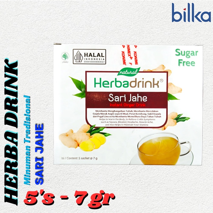 

HERBA DRINK Sari Jahe 7gr/5sachet