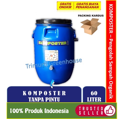 Tong Komposter 60 Liter Alat Pengolah Sampah Organik