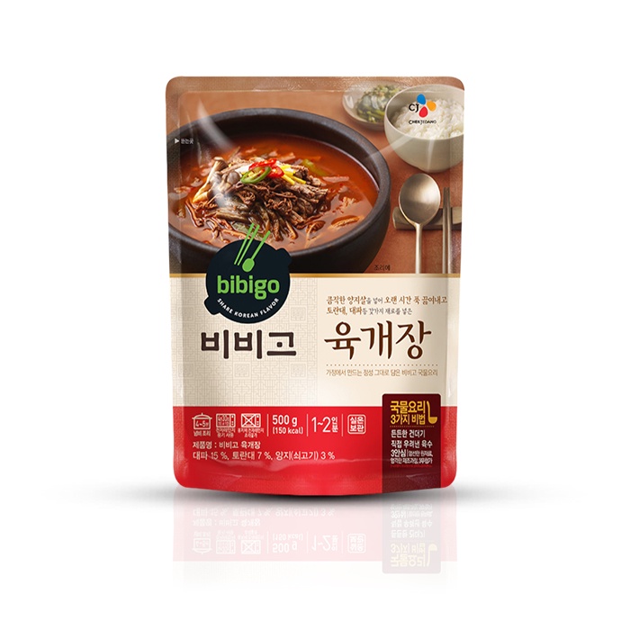 

CJ BIBIGO Spicy Beef Soup - Yukgaejang 500g