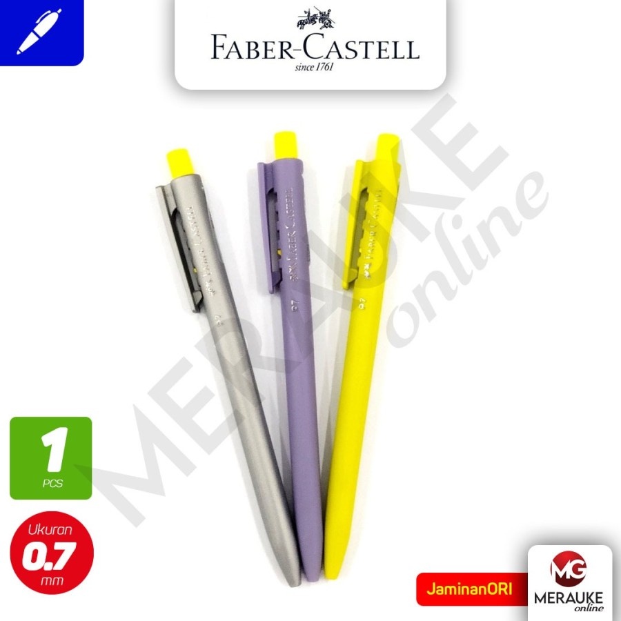 

Ballpoint Faber Castell P7 Pen Pastel (Satuan)