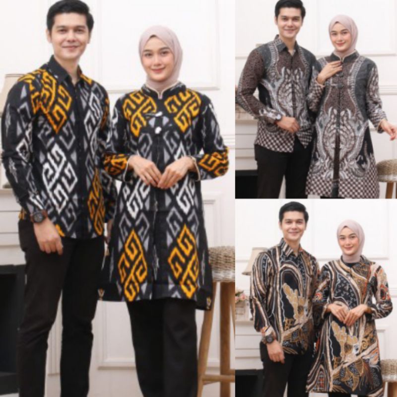 Batik couple dres batik couple tunik batik couple batik modern batik seragam