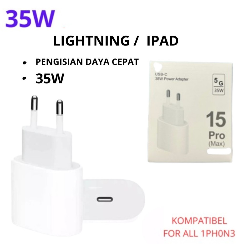 35W Adaptor Type c PD fast charging 12 Pro max | Power Adapter 11 Pro Max 13 mini X xs xr 8 plus 7 1